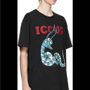 Gucci Black Freya Hartas Edition 'ICCUG' T-Shirt size M